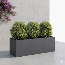Hochbeet Metall 120x40x40 cm
