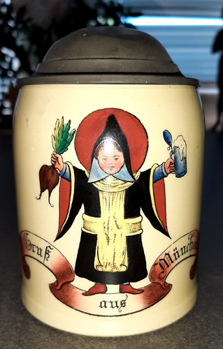 Alter kleiner bierkrug gruß - kleiner,