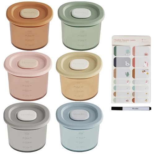 Babybrei behälter silikon 6er - babybrei,
