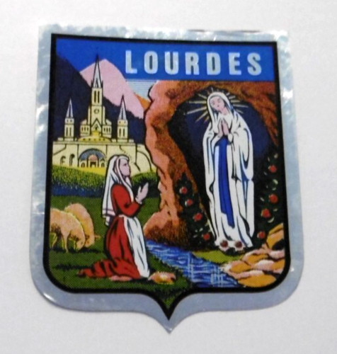 Souvenir aufkleber lourdes - souvenir-aufkleber,