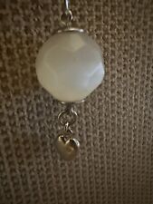 Leonardo Halskette Damen 80 cm Weiß/ Silber aus Sammlung - Super Schön