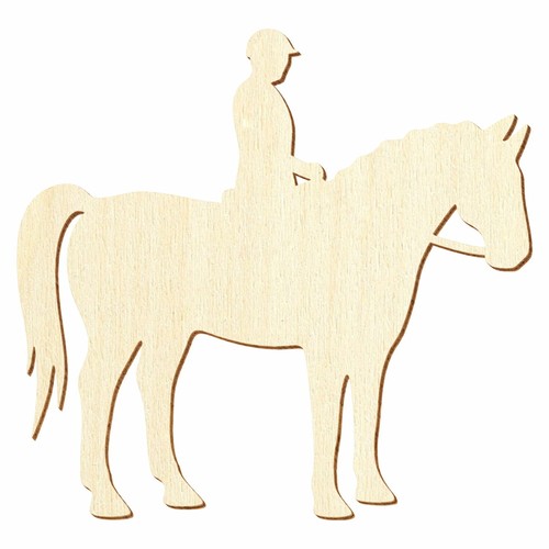 Pferd und reiter aus - und, holz
