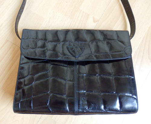 Joop tasche kroko schwarz - kroko,