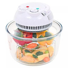 Halogenofen Heissluftofen Kochen Backofen 10L Halogenove mit Erweiterungsring DE