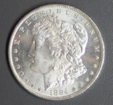 USA 1884 O - 1 Dollar Morgan vorzüglich (16485)