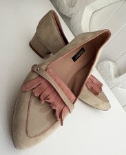 Marina Rinaldi Schuhe GR 39 Beige Rose Pumps Slipper