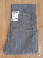 Carhartt Ziggy Pant Herren W26 L32  Chino Hose Grau Slim Fit Straight Denim G3
