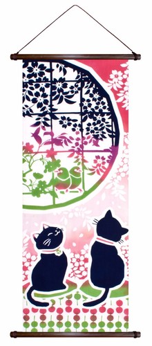 Katze wandbehang neko wanddeko - wandbehang,