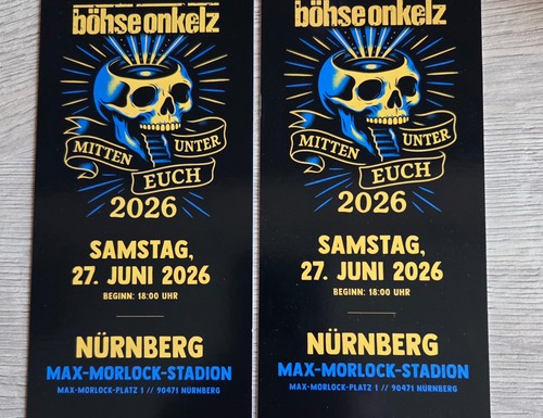 Tickets böhse onkelz - böhse,