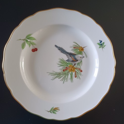 Meissen wand teller vogel - wand,