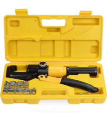 WiMas Hydraulische Presszange 4-70 mm² Quetschzange Pressbacken 10 Ton