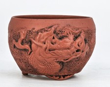 Bonsaischale Kakuzan Tokoname Drachenschale 10x7,3cm