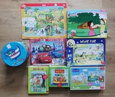 8*Spiele Paket Kinder Disney/Cars/Heidi/Puzzle/Janosch/Peppa/Rahmen/Clementoni?