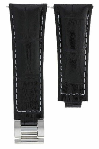 Leather watch band strap - watch,