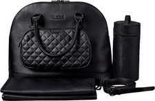 Moon Wickeltasche Fashion Bag inkl. Clutch, Wickelunterlage u. Isolierflaschenfl