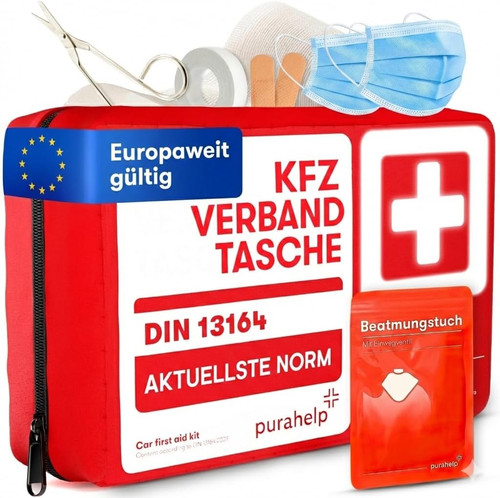 Purahelp verbandskasten auto - verbandskasten,