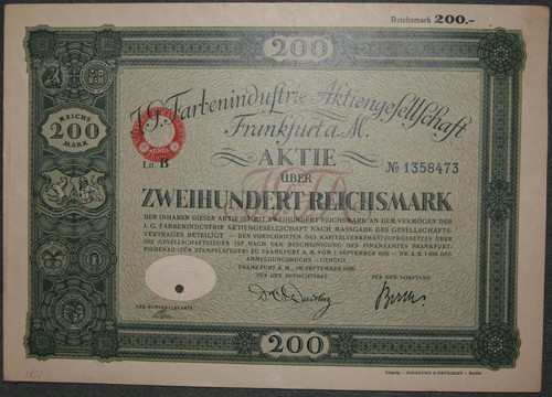 Farbenindustrie - g.,