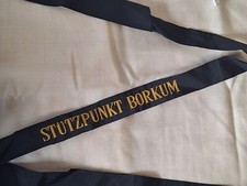 Mützenband Tellermütze Bundeswehr Bundesmarine Uniform Stützpunkt Borkum