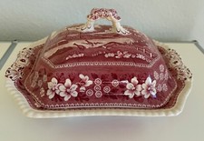 Copeland Spodes Tower Pink Servierschale mit Deckel