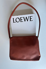 LOEWE Tasche orangebraun rostbraun Messenger nussbraun caramel Leder