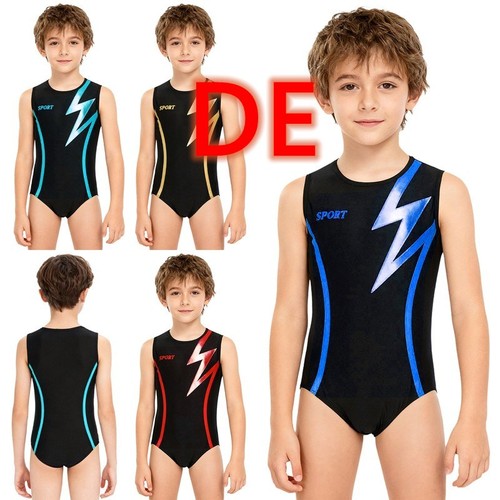 Jungen turnanzug ärmellos - jungen,