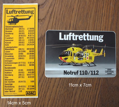 Aufkleber sticker adac bo105 - sticker,