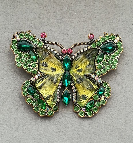 Schmetterling brosche gold - schmetterling,
