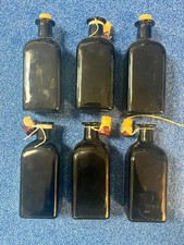 6 Stück braune Glasflaschen leer 500ml