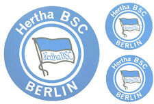 Hertha BSC Berlin Aufkleber Sticker Set - 3 Logos Bundesliga Fussball #632
