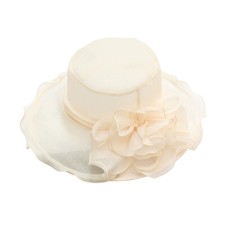 Damen Spitze Blumenhut Breite