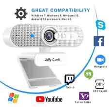 Full HD 1080P Webcam USB PC-Streaming-Kamera Autofokus Stereomikrofon jelly comb