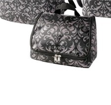 Damen Kulturtasche ca. 24x 9x 18 cm mit Tragegriff anthrazit NEU