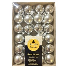 Weihnachtskugeln Set 24x