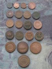 20 Münzen 1869 - 1915