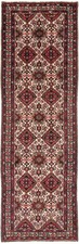 Farahan Teppich 328x107 Weiß