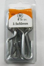 Lochplattenhaken verzinkt 3,5x50 mm