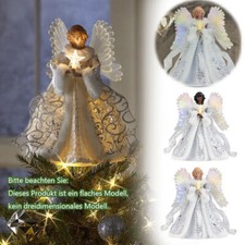 Weihnachtsengel Engel Christbaum Schmuck Winter Weihnachtsbaumspitze Deko Figur