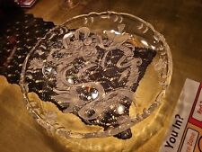 Hochzeit Liebe Glasschale GROß Glocke Herzen Tauben Candybar Kristallglas Ostern