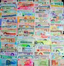 100 unterschiedliche bankfrische Weltbanknoten  100PCs..❇️..