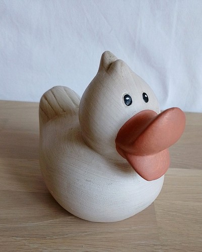 Keramikfigur ente deko - keramikfigur,