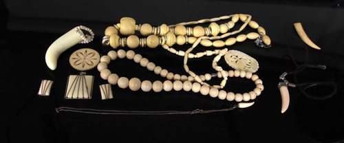 Konvolut schmuck bein horn - schmuck,