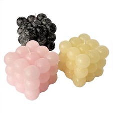 Bubble Candle, Dekokerze 8 x 8 cm Kugelkerze Dekoration Ästhetik aesthetic