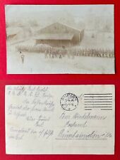 Militär Foto AK BAUTZEN 1. WK 1916 Soldaten auf Kasernen Gelände  ( 153597