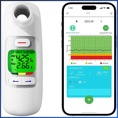 Peak flow meter bluetooth - peak,