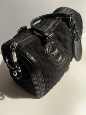 Gucci Tasche Black GG Neopren and Leather Techno Bag Boston Bag Handtasche