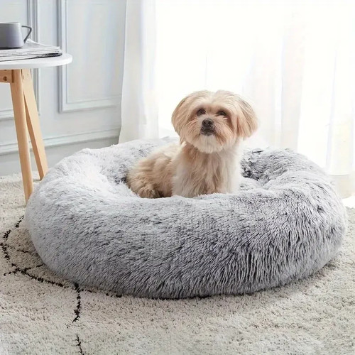 Hunde bett grau 50cm - bett, flauschig