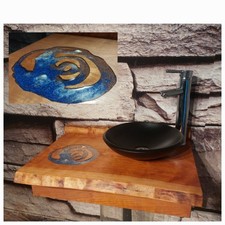 Kirsch Epoxidharz Massivholz