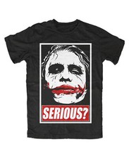 Serious Joker Premium T-Shirt ,Ledger,Dark,Fun,Knight,Prankster,Psycho,Smile