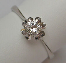 Solitär aus 14kt 585 Gold Ring Brillant mit Diamant Solitaire Diamond ♦️ 7377 ♦️