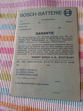 alte Bosch - Batterie